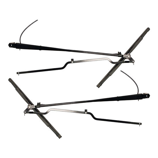 BESTfit Dual Wiper Arm Black For Kenworth T600, T800, W900 2006-Older