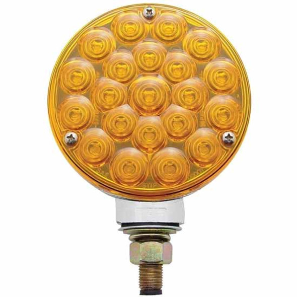 4 Inch 21 Diode Amber LED Turn Signal Light With Bubble Lens 4 Inch 21 Diode Amber LED Turn Signal Light With Bubble Lens