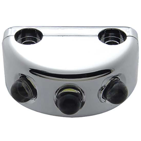 Chrome Half Moon 3 Diode Auxiliary LED Light