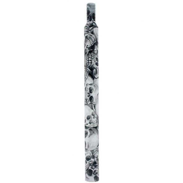 6, 9, 12 Or 18 Inch Shift Stick Extension With Wrapped Skull Pattern 6, 9, 12 Or 18 Inch Shift Stick Extension With Wrapped Skull Pattern