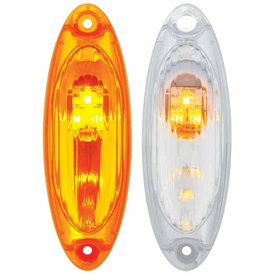 3 Diode Amber LED Reflector Cab Light For Freightliner Cascadia