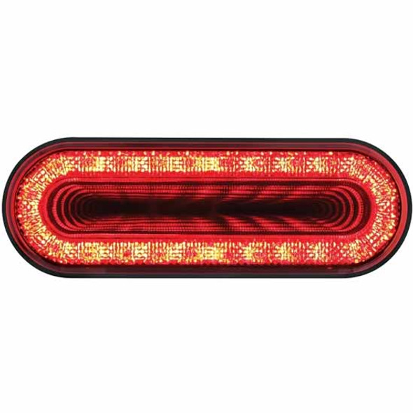 6 Inch Mirage Oval Stop, Turn, Tail LED Light With 24 Diodes