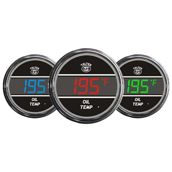 Teltek Digital Oil Temperature Gauge