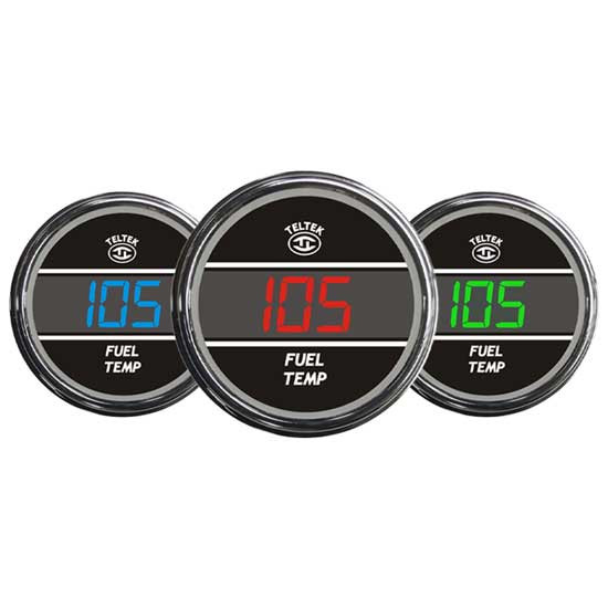 Teltek Digital Fuel Temperature Gauge 99-180 Degree F