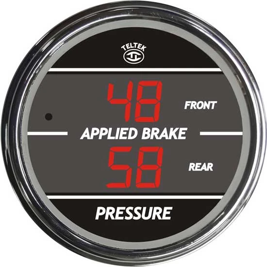 Digital Dual Display Gauge Applied Brake Front/Rear 0-99.9 PSI