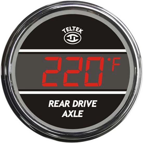 Digital Axle Temperature Gauge Rear Drive 100-300 Degree F
