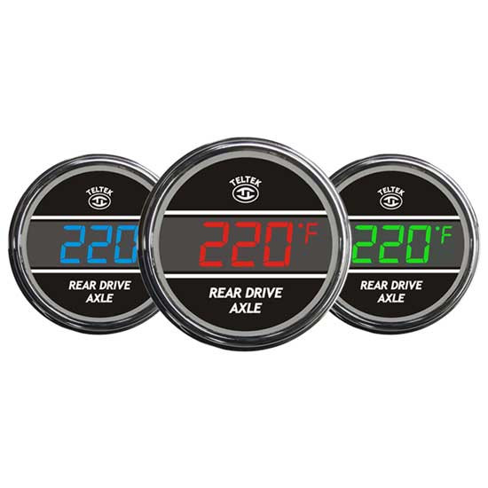Digital Axle Temperature Gauge Rear Drive 100-300 Degree F