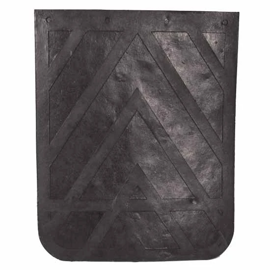 24 Inch Wide Black Rubber Chevron Mud Flaps