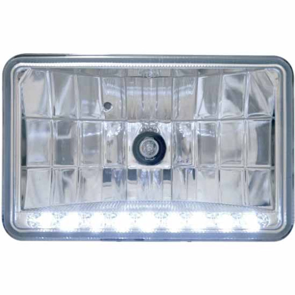 4 X 6 Inch 9 Diode Rectangular Low Or High Beam LED Headlight 4 X 6 Inch 9 Diode Rectangular Low Or High Beam LED Headlight