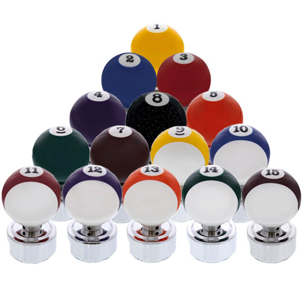 Billiard Ball Gearshift Knob With Adapter Options Billiard Ball Gearshift Knob With Adapter Options