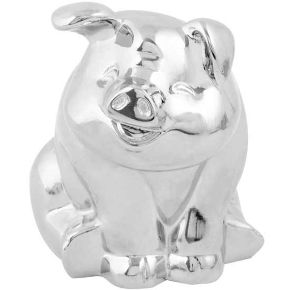 Smiling Pig Hood Ornament - Chrome Or Matte Black Smiling Pig Hood Ornament - Chrome Or Matte Black
