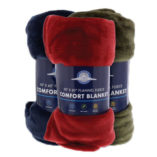 50 X 60 Inch Flannel Fleece Comfort Blanket