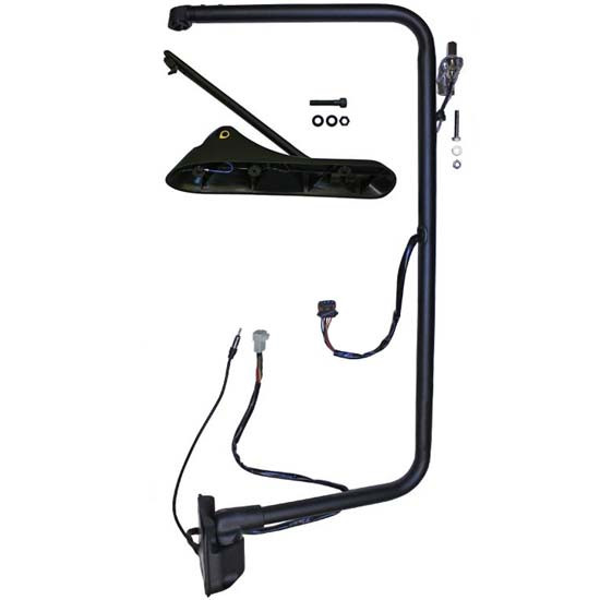 Black Mirror Bracket For International ProStar, WorkStar, DuraStar Driver Or Passenger Side