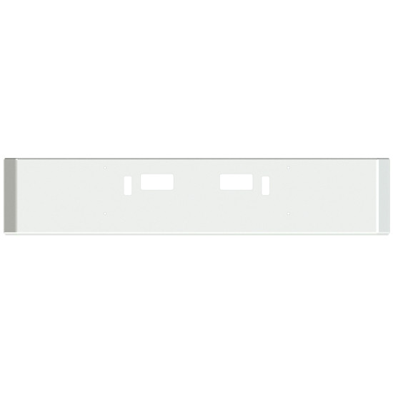 18 Inch Chrome Texas Mitered End Bumper, 7 Gauge For Western Star 4700SF