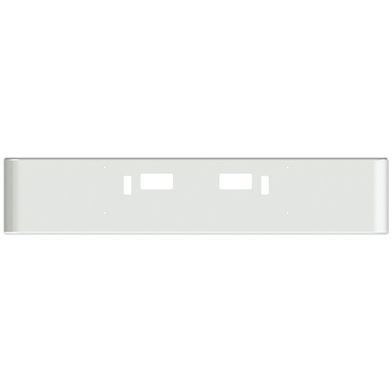 22 Inch Chrome Rolled American Eagle Bumper, 10 Gauge For Western Star 4700SF