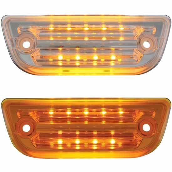 Amber LED Cab Light With 9 Diodes For Peterbilt 567, 579, Kenworth T680, T880, W990