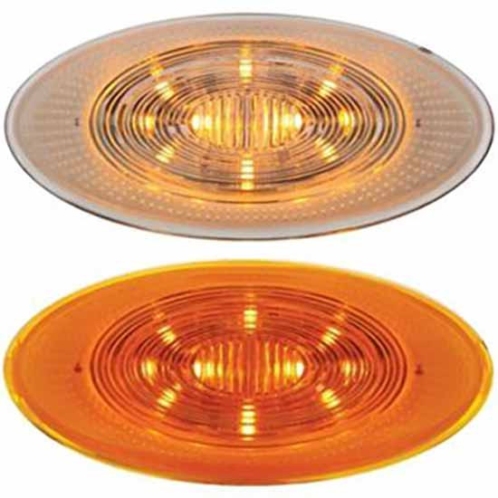 10 Diode Amber PTC LED Fender Signal Light For Peterbilt 386 With Amber Or Clear Lens