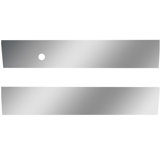Roadworks 25.75 Inch Stainless Steel Angle-Under Cab Panels W/ Light Options For International 9900i/ix