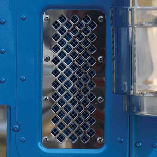 Roadworks Stainless Steel Punched Front & Rear Cab Inlet Cover For International HX520