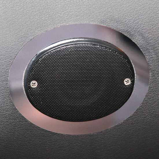 Roadworks Stainless Steel Cab Speaker Surround Trim For Freightliner Cascadia 113/125