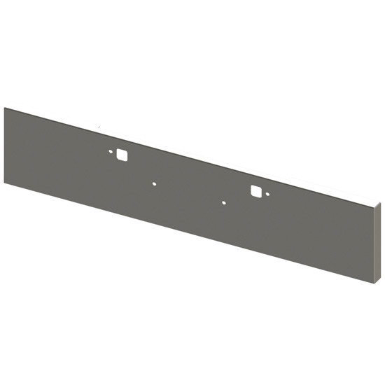 Chrome Plated 20 Inch Texas Boxed End Bumper, 10 Gauge For Peterbilt 365, 367, 388, 389 & 567 SFA