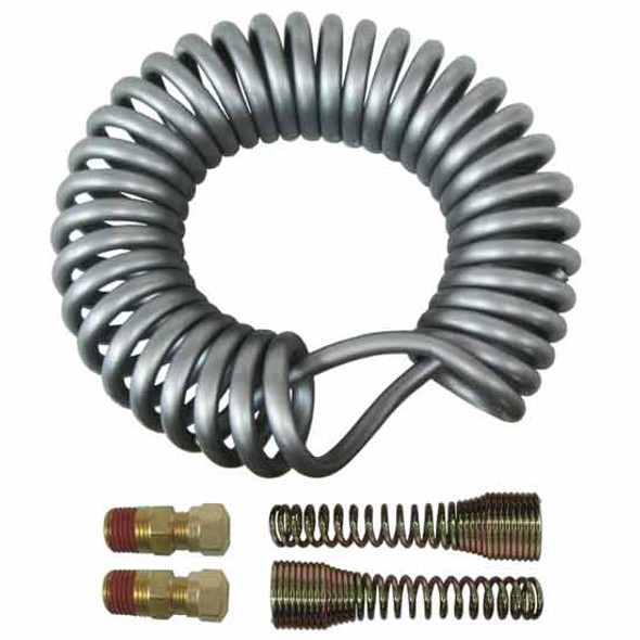 TPHD Coiled 1/4 Inch Air Line For 5th Wheel Air Slide Cylinder With Fittings