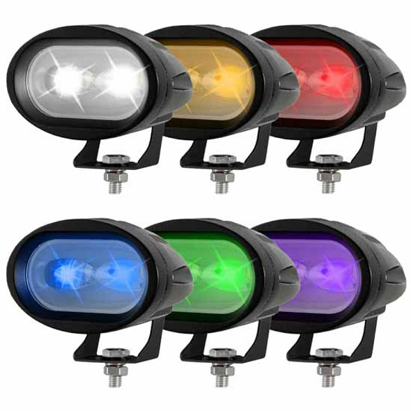 4 Diode Dual Color Spot LED Work Lamp 4 Diode Dual Color Spot LED Work Lamp