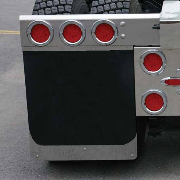 Stainless Steel Mud Flap Weight W/ Light Options Stainless Steel Mud Flap Weight W/ Light Options