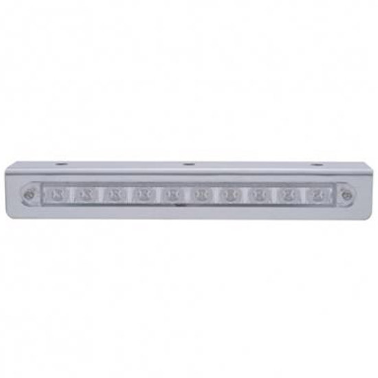 Stainless Steel 9 3/4 Inch Light Bracket W/ 10 LED 9 Inch Light Bar