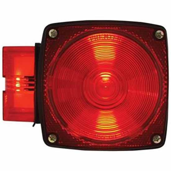 Over 80 Inch Wide LED Submersible Combination Tail Light W/ Red LED / Red Lens