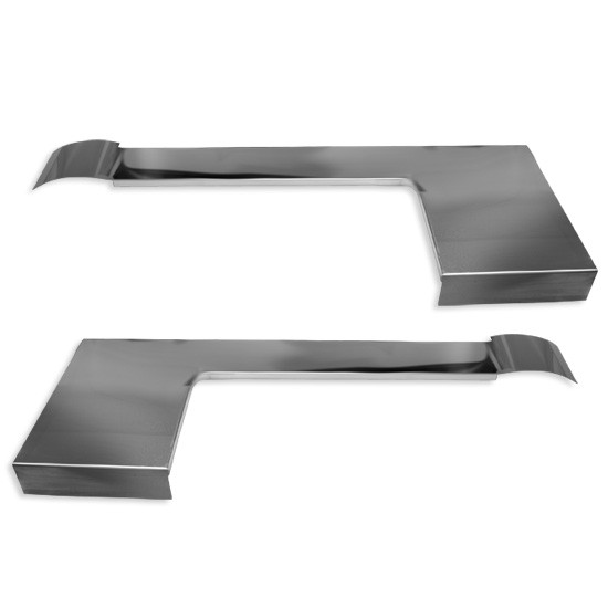 CSM 7 Inch Stainless Steel Cab / Cowl Panels For Peterbilt 378, 379