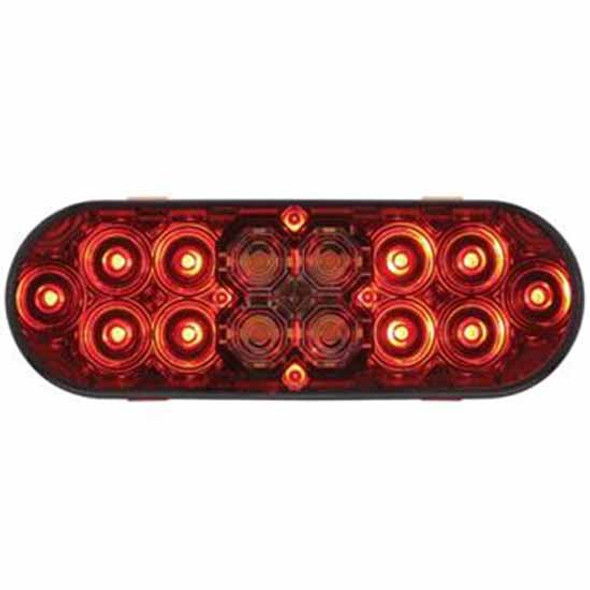 6 Inch Oval Combo Light W/ 14 LED Stop, Turn & Tail & 16 LED Back-Up 6 Inch Oval Combo Light W/ 14 LED Stop, Turn & Tail & 16 LED Back-Up