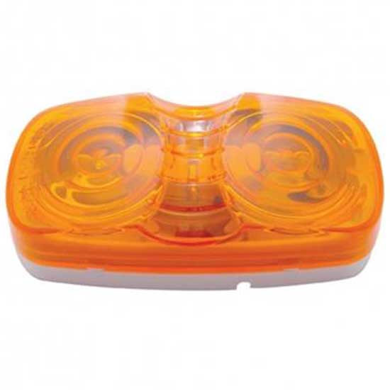 Tiger Eye Clearance Marker Light W/ White Base