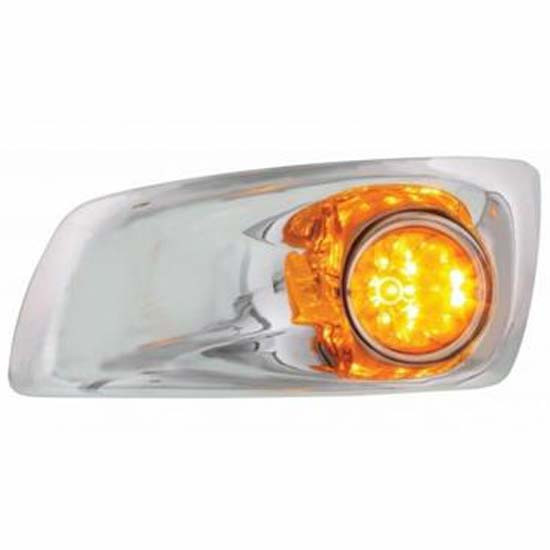 Bumper Light Bezel W/ 17 LED Dual Function Light Hi/Lo Watermelon Style For KW T660 08-17
