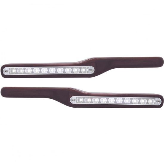 Wood Armrests W/ LED For Peterbilt