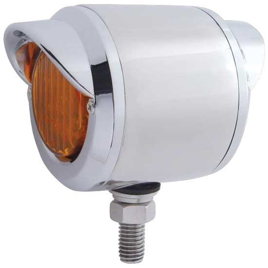 2.5 Inch Double Face Flat LED Single Post Light W/ Stainless Steel Housing