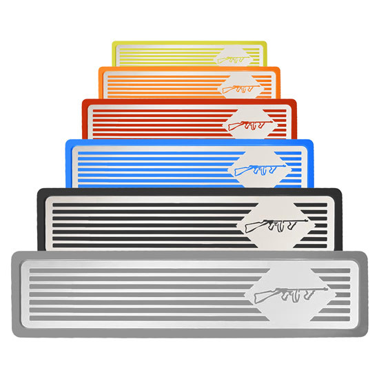 CSM 5 X 20 X 1/4 Inch Billet Aluminum Step Plate W/ Tommy Gun SS Insert