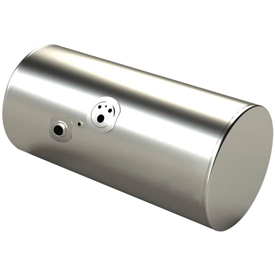 BESTfit Aluminum Fuel Tank 120 Gallon- 24.5 X 60 Inch- Front Fill W/ Center Manifold For Kenworth T600 1998 - 2007