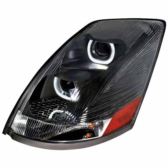 Blackout Projection Headlight Assembly For Volvo VNL Gen II