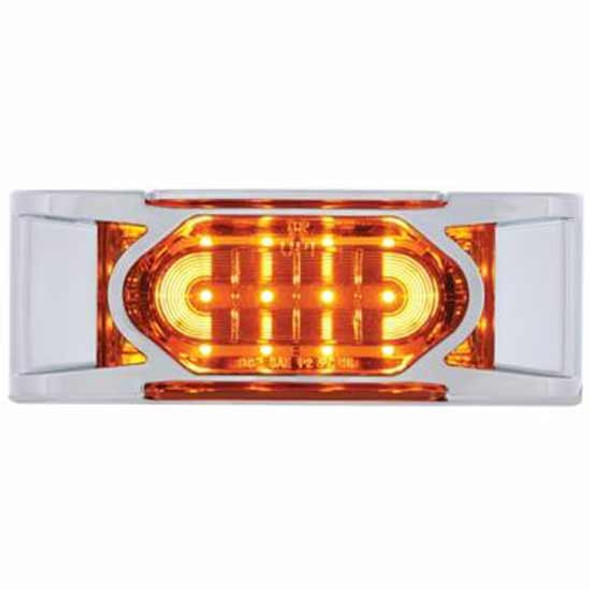 16 LED Reflector Clearance Marker Light W/ Chrome Bezel 16 LED Reflector Clearance Marker Light W/ Chrome Bezel