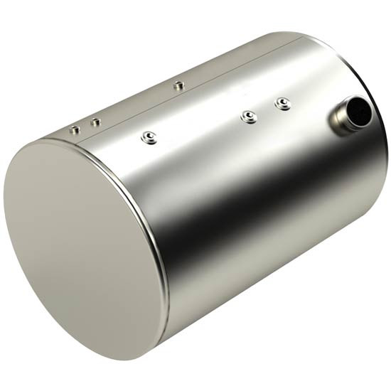 BESTfit Aluminum Fuel Tank 100 Gallon- 26 X 45.5 Inch- Rear Fill For International ProStar