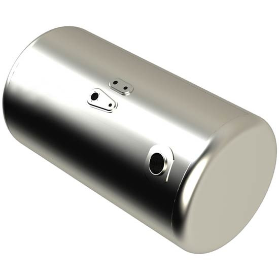 BESTfit Aluminum Fuel Tank 150 Gallon-26 X 72 Inch- Rear Fill W/ New Style Manifold For Peterbilt