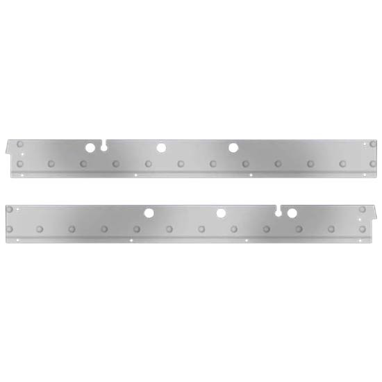 Stainless Upper Door Sill Trim For Peterbilt With Door Mount Mirrors 1973-2005