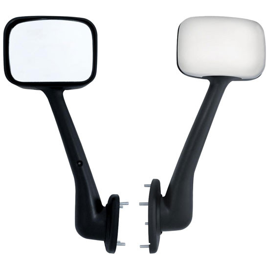 BESTfit Black Hood Mirror With Chrome Cover For Freightliner Cascadia