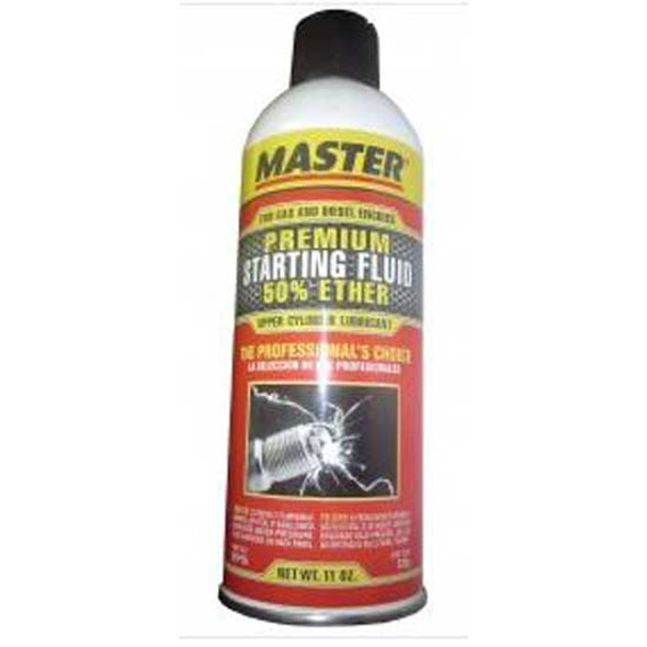 Master Starting Fluid With 50% Ether - 11 Ounce Can Master Starting Fluid With 50% Ether - 11 Ounce Can