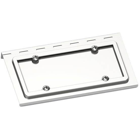 Stainless Steel Single License Plate Swing Plate For Peterbilt 357, 378 & 379
