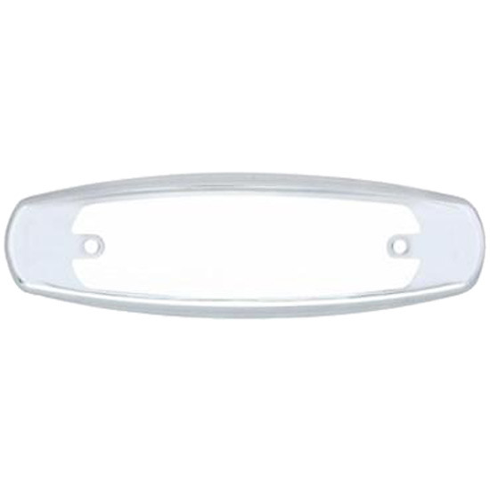 Chrome Side Clearance Marker Light Bezel For Peterbilt 378, 379
