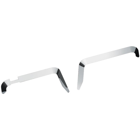 Stainless Steel Door Window Shade For Kenworth W/ Daylight Doors & Passenger Side Single Convex Mirror