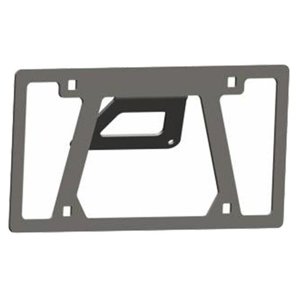 Steel Textured Black Finish Front License Plate Mount