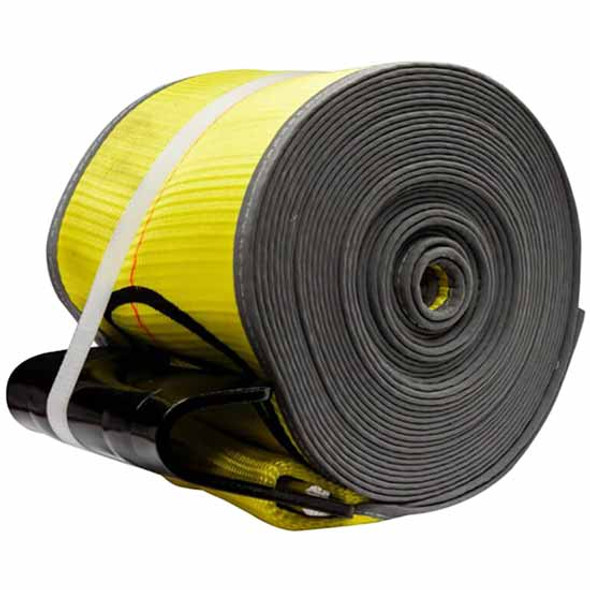 4 Inch x 27 Ft Yellow Polymer Reflective Strap W/ J Hook 4 Inch x 27 Ft Yellow Polymer Reflective Strap W/ J Hook